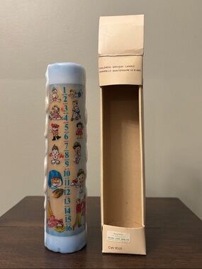 Vintage Yearly Children’s Birthday Candle Marker New in Original Box